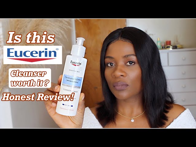 EUCERIN Hyaluron Cleansing Milk REVIEW | Liz Noelle - YouTube