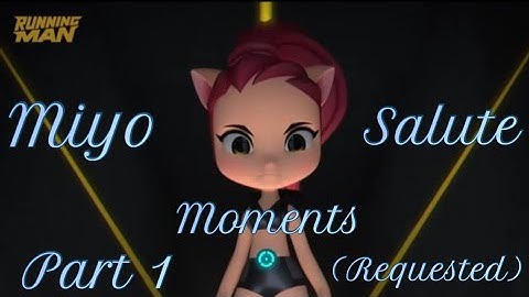 Running Man Animation Season 1 Miyo moments - Salute Part 1 (Requested) ||