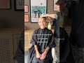 beautiful lady headshave breast cancer...
