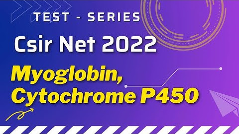 Test Series Csirnet 2022 #PyQs Bioinorganic chemistry #CSIR NET Exam