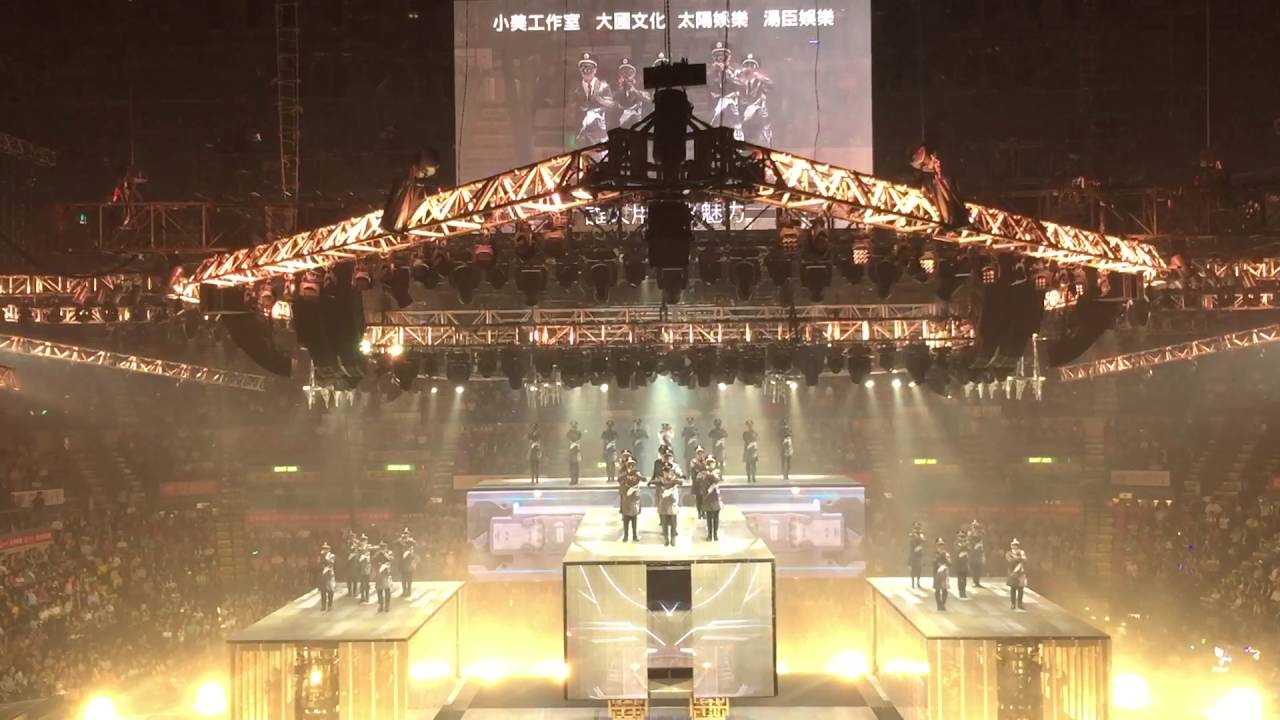 20160822 郭富城舞林密碼演唱會 - 第二夜_鐵幕誘惑+唱這歌_型爆軍裝群舞版 (in香港紅磡)