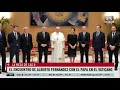 La reunión de Alberto Fernández con el papa Francisco en el Vaticano