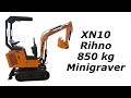 850 kg minigraver rihno xn10