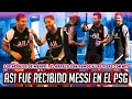 ASÍ CONOCIÓ MESSI a la PLANTILLA del PSG, NERVIOS de MBAPPÉ, el ABRAZO con RAMOS y las RISAS con NEY