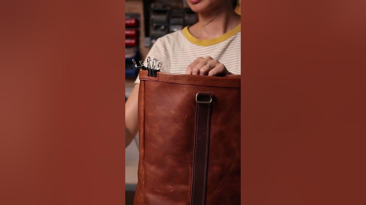 Spring Leather Handbag with Engraving Made at Home: DIYs в журнале