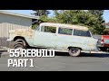 1955 Chevy Handyman Hot Rod Wagon Rebuild - Part 1