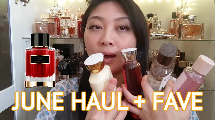 JUNE PERFUME HAULS & FAVE | CAROLINA HERRERA SANDA...