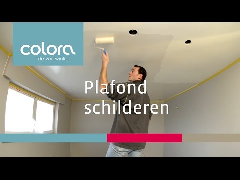 Hoe schilder ik een plafond?