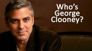 Who's George Clooney (with Noah Wyle & J.P. Manoux)