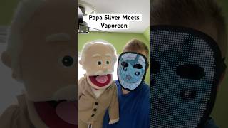 Papa Silver Meets Vaporeon #shorts #pokemon #vaporeon #funny #comedy #film #art #artist #sub #like