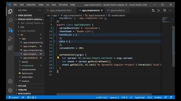 Getting Started with SpreadJS Angular