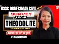 HSSC Draftsman 2026 | Class-8 | Survey | Theodolite | By : Manisha Ma'am @CivilTechsolution
