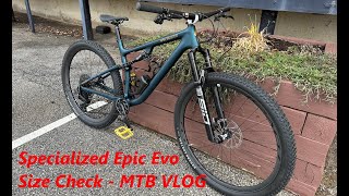 Specialized Epic Evo size check - MTB VLOG
