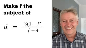 Solve This: Rearrange Formula - Quick Video GCSE Maths Revision - Grade 7