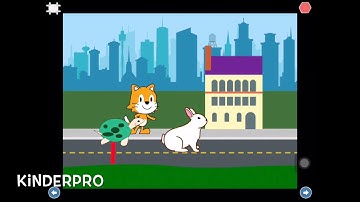 龟兔赛跑Tortoise and hare made with Scratch Jr