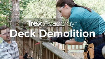 How to Demolish a Deck | Trex Academy