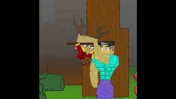 Squid saved Steve  #99nightintheforest  #animation  #minecraft