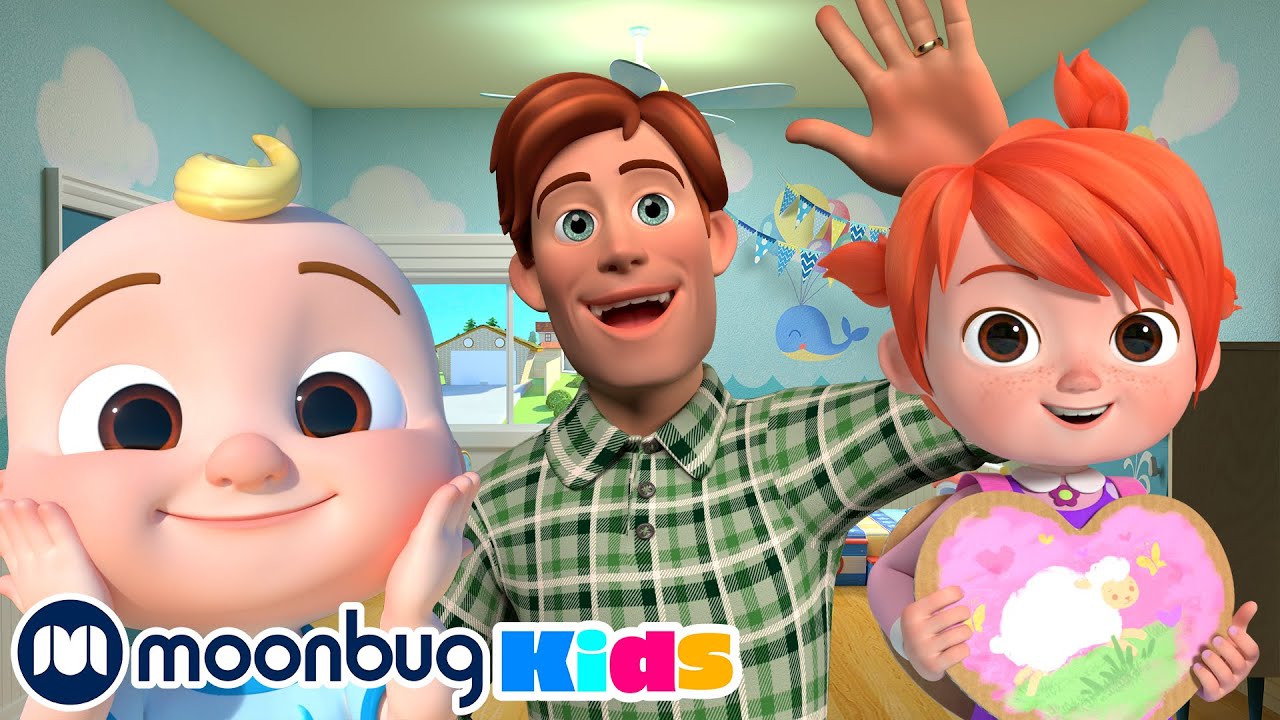 ⁣Father's Day Song! | CoComelon One Hour Sing Along | Learn ABC 123 | Fun Cartoons | Moonbug Kid