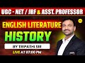ENGLISH LITERATURE  HISTORY | UGC NET / JRF &amp; ASSISTANT PROFESSOR BY TRIPATHI SIR