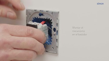 Conmutación de interruptor regulable con pulsador - Simon 270