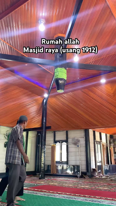 Kondisi didalam masjid usang di desa tahun 1912, masih terjaga dengan baik. #budaya #cagarbudaya