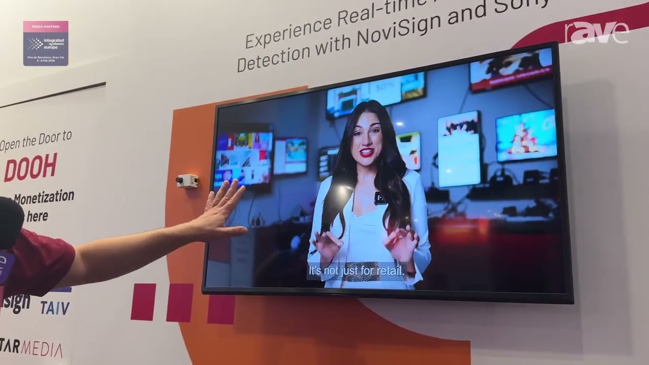 ISE 2026: NoviSign Software Features Sony Aitrios AI Integration