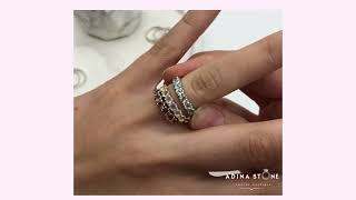 How to Stack 3 Rings, Color Combination, Birthstone Jewelry