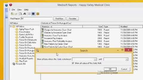 Medisoft Masters Training: How to Search Reports in Medisoft