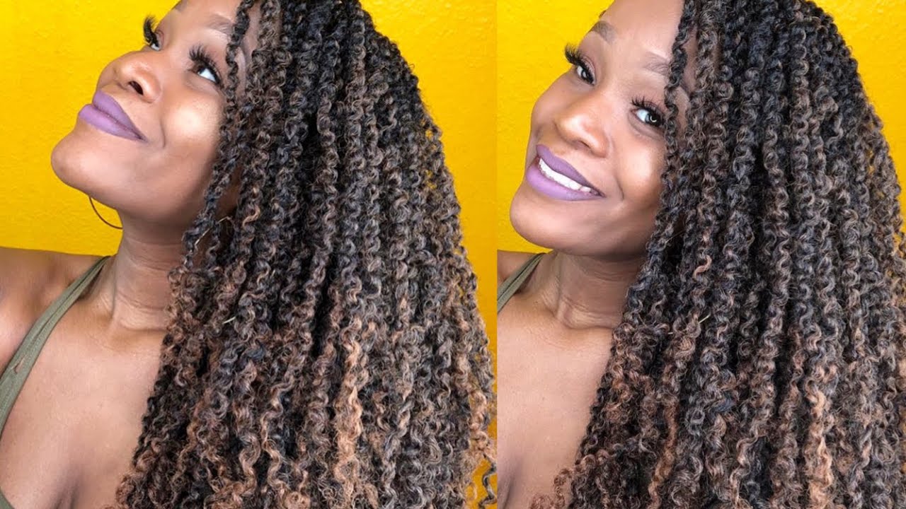 HOW TO SPRING KINKY TWIST ON NATURAL HAIR TUTORIAL 2019Passion Twist