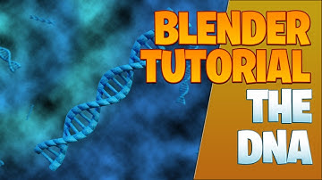 DNA with Blender and Photoshop