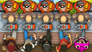 Robbery Bob 2 - All Costumes Funny Gameplay Part 71