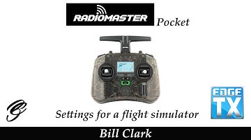 RadioMaster Pocket Settings for flight simulator in EdgeTX