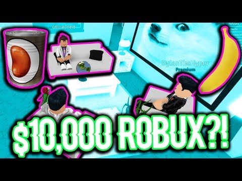 10000 robux split or steal ft hyper iifnatik roblox