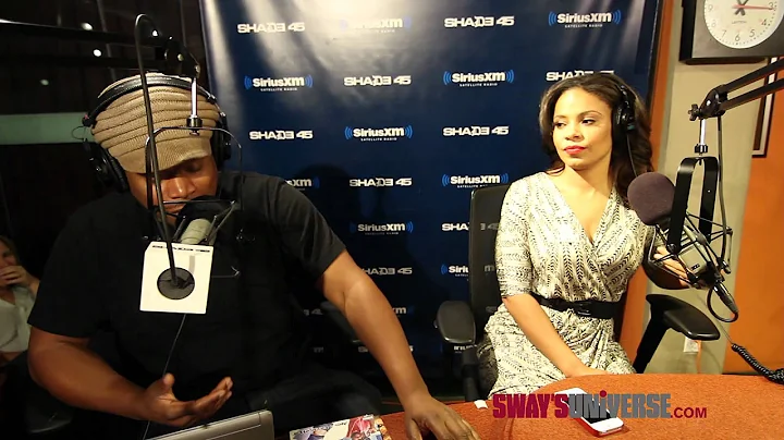 Sanaa Lathan and Sway Act Out a Love Scene on Sway...