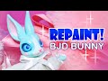 Repaint! Easter Bunny BJD (My first ball jointed doll from scratch!!) Custom OOAK Doll