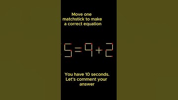 5=9+2 How to solve the hardest matchstick puzzle with one move