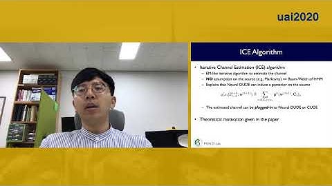 Iterative Channel Estimation for Discrete Denoising under Channel Uncertainty