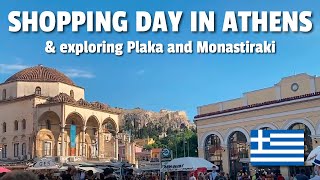 Shopping day in Athens & Exploring Plaka and Monastiraki