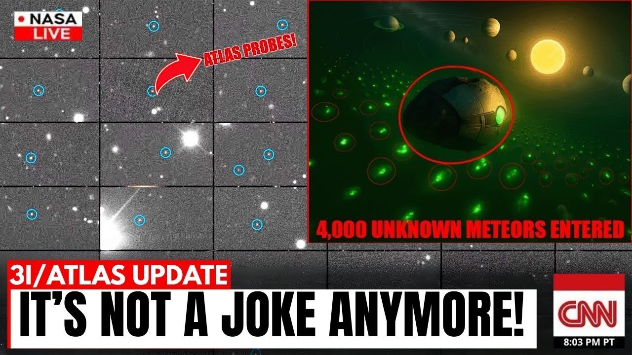 NASA & Harvard Warns 4,000 New Meteors Escorting 3I/ATLAS Toward Earth! -  YouTube