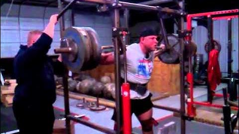 Cube Method Repetition squats 605 x 8