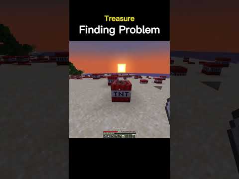 Treasure hunt problem in Minecraft shorts video #minecraftshorts
