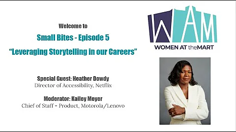 WAM Small Bites   Episode 5 with Heather Dowdy