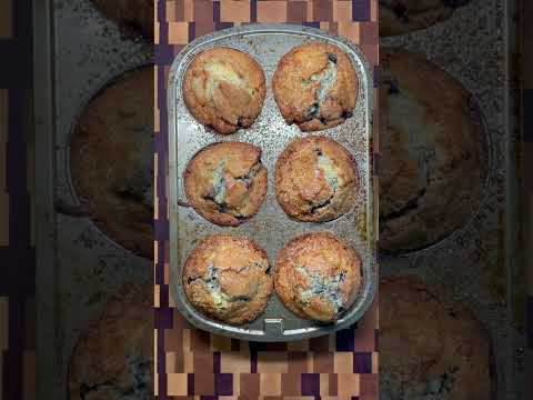 Blueberry Muffins + The Difference Between Baking Soda and Baking Powder
