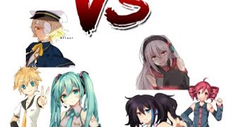 utauloids vs Vocaloids singing battle Gacha Club(read description please)