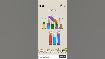 Water sort puzzle game level 20 #shorts #games #crazyshooter