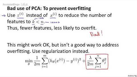 88机器学习（Machine Learning）- 吴恩达（Andrew Ng）中文字幕版Advice for Applying PCA 【中英】