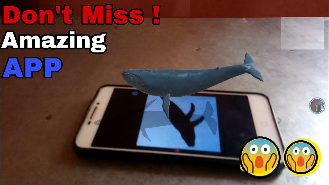 amazing 3d shark/whale in reality android best camera