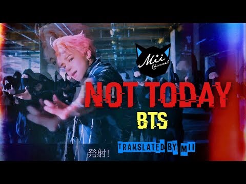 ［和訳/ENG］Not Today［BTS/FMV/高音質］※概要欄に解説あり