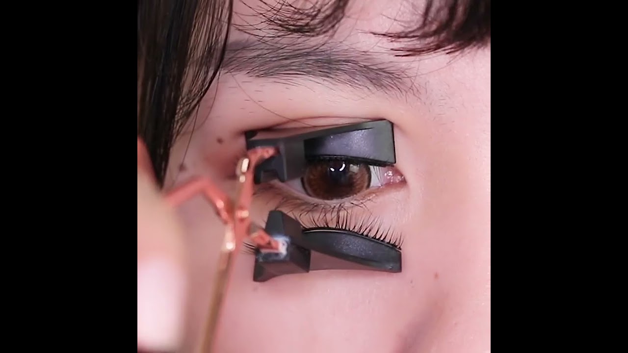 3Pairs/Set Magnetic Eyelashes Applicator Clip No Glue Need Easy Apply Eyelashes Reusable