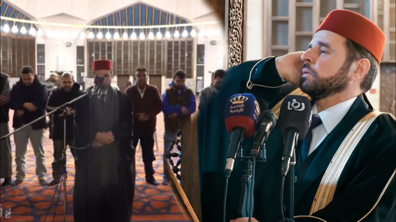 اذان وصلاة المغرب للشيخ معروف الشريف ايات من سورتي الاسراء والروم |مقام بيات كرد | 6 رمضان 1447هـ 